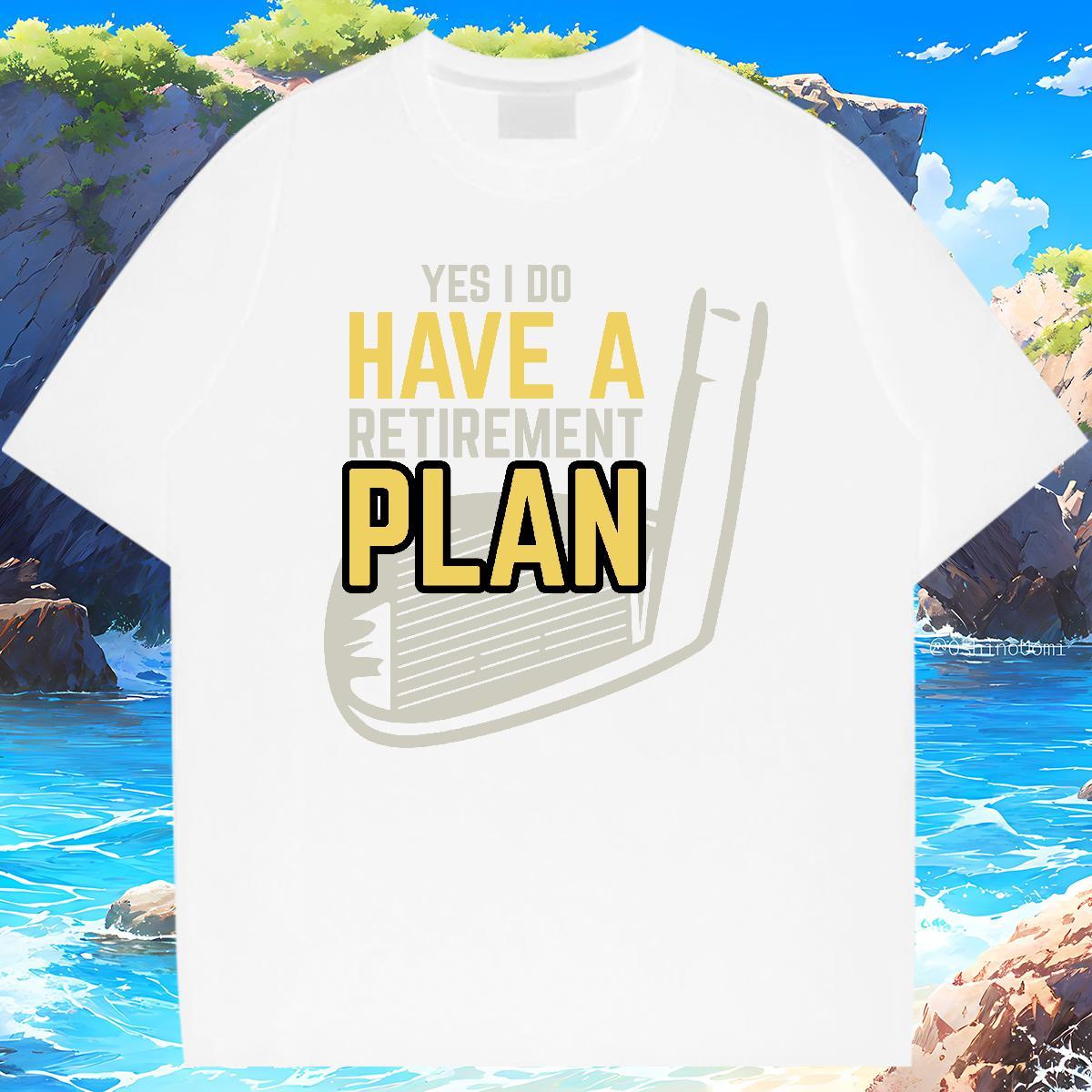Comfortable have a plan 230g Cotton Men Tops Tees Daily Outfit Breathable Crew Neck Mens T Shirts Brand Custom Printed Wear
