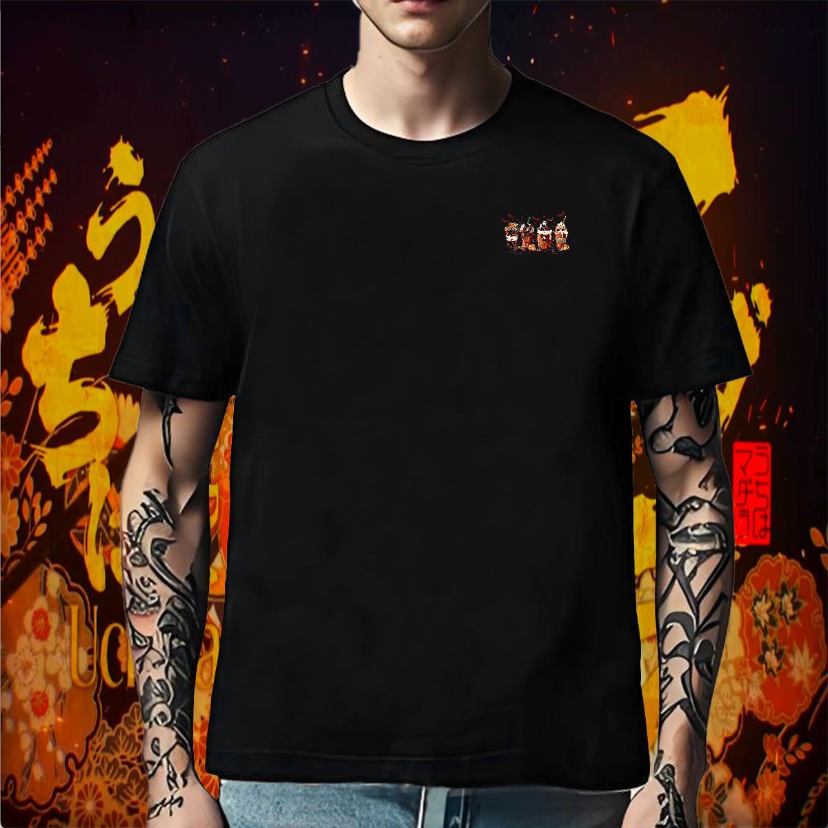 Custom Mens Tshirts halloween Casual Beach 230g Cotton Tee Shirt Pure Cotton High Quality Men T Shirts Skull