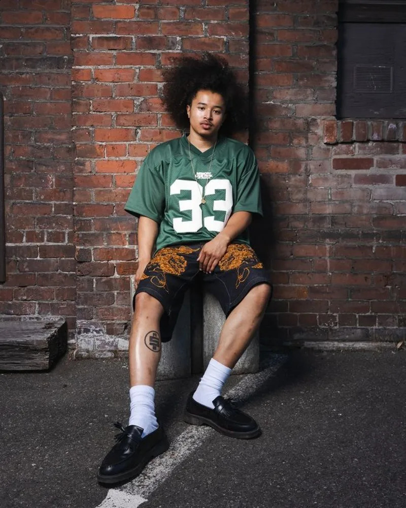 Y2K jersey football short sleeved retro mesh quick drying oversized Tshirt mens breathable loose 240819