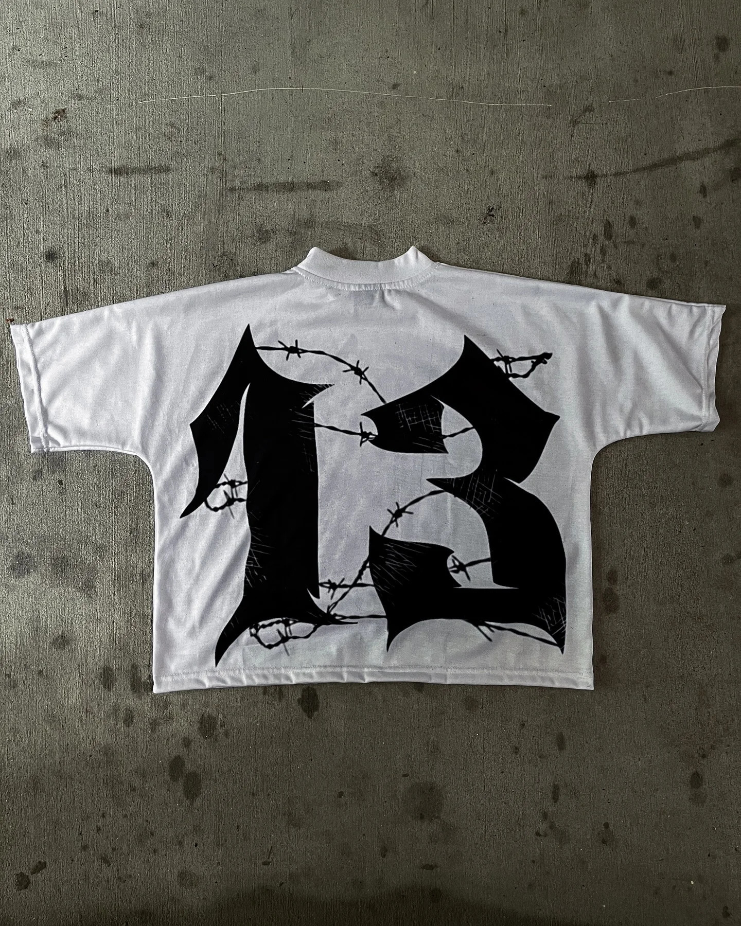 Y2k Nightmare Tshirt Gothic Street Extra Large Loose Patchwork Short Sleeve Harajuku Hip Hop Trendy Mens Top 240819