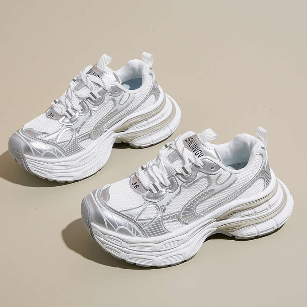 Ddmysports Autumn New Korean Version Breathable Dad Instagram Student Casual Thick Soled Running Shoes For Women BL OUTDOOR