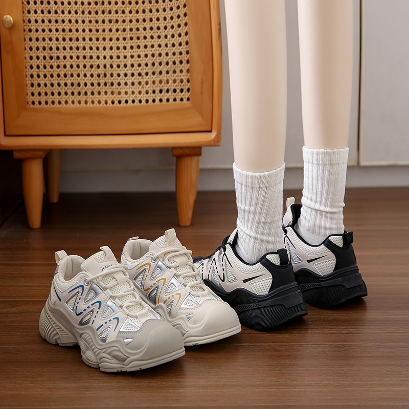Ddmysports Autumn New Korean Breathable Dad For Women Ins Student Casual Shoes Thick Soled Running S CGA OUTDOOR