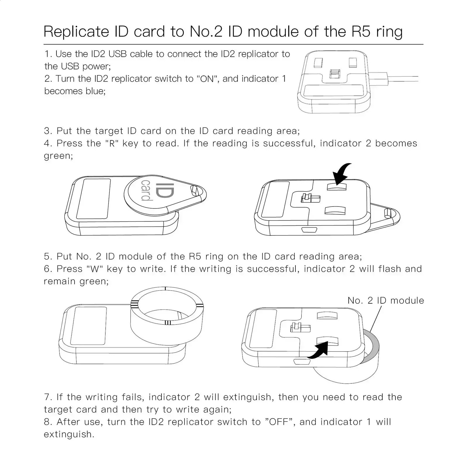 2024 JAKCOM CDS RFID Replicator for Copy IC ID CUID HID NFC Cards Security Protection Access Card Reader for R5 Smart Ring 250425
