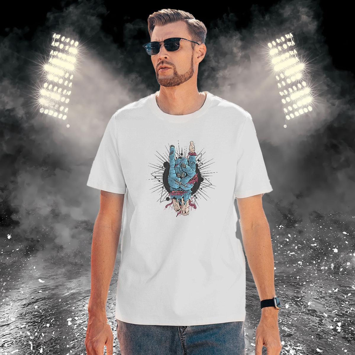 Popular T shirt hand Crew Neck Breathable Home Outdoor Plus Size Cartoon 230g Cotton Tshirts New Clothes