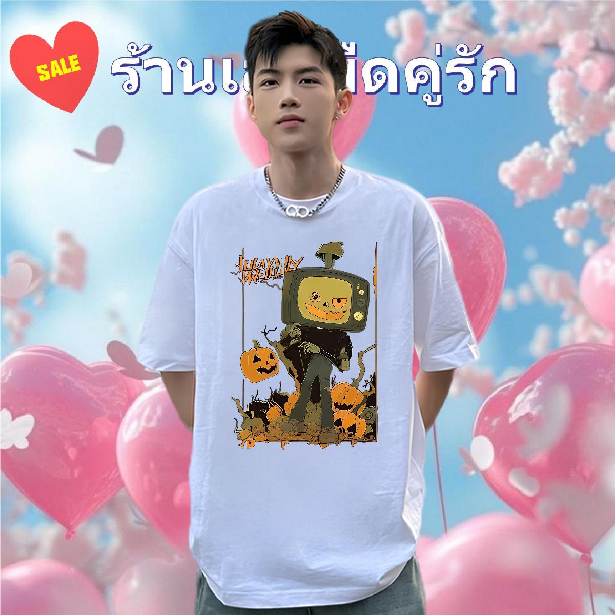 2024 Designer Men Clothes T-Shirt pumpkin Street wear Hip Hop 100% Cotton 230g Tee Shirt Crew Neck Breathable Unisex T-Shirts Anime