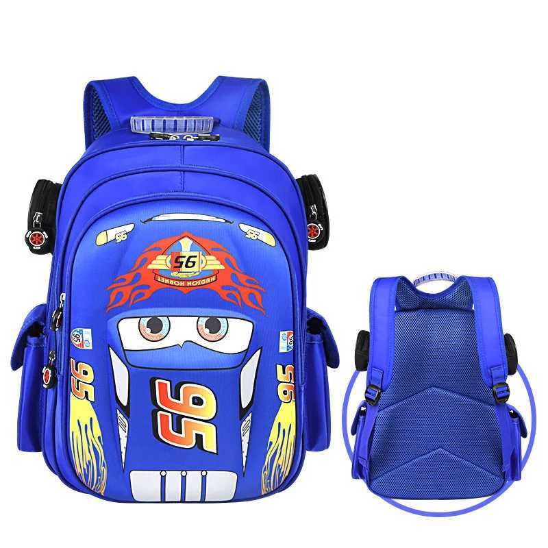 Children Cartoon 3D Car School Bags Boys Girls Primary School Backpack Kids Kindergarten Backpack Schoolbags Mochila Infantil Y240820