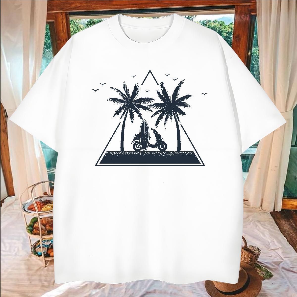 Custom Men Tshirts tree Hip Hop Street 100% Cotton 230g Top Tees O-Neck Short Sleeve TOP Quality T Shirt For Man Customized Print