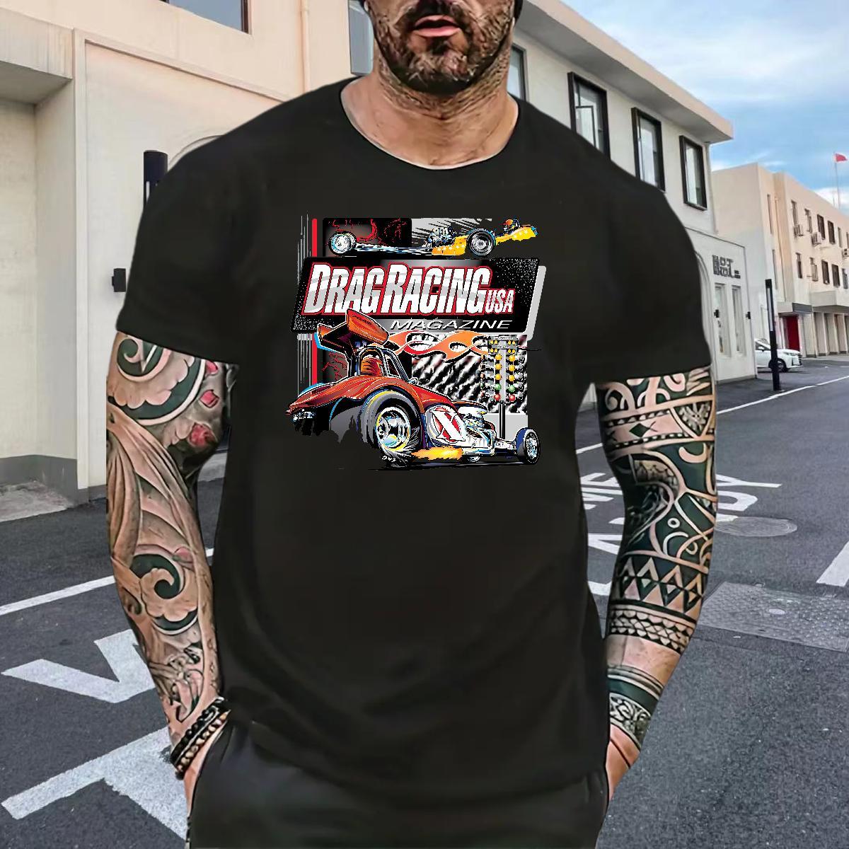 Soft Tshirts Sports Casual 100% Cotton 230g Black Oversized Breathable Soft car T Shirt For Man DIY Customized Polos