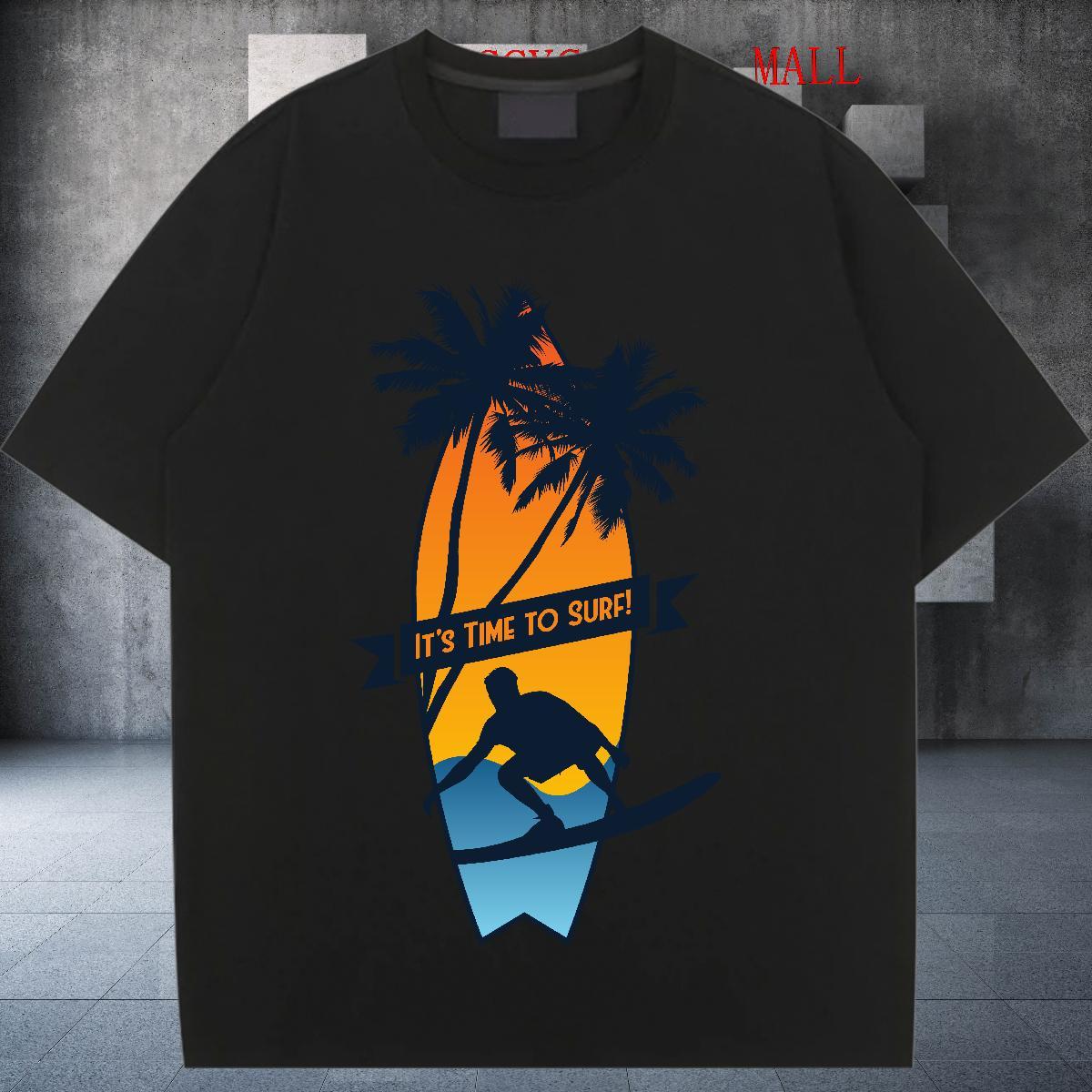 Fashion New Womens Tshirts Sports Street Wear Breathable Soft Tee Shirt Popular 230g Cotton beach Plus Size Cartoon Woman T Shirts