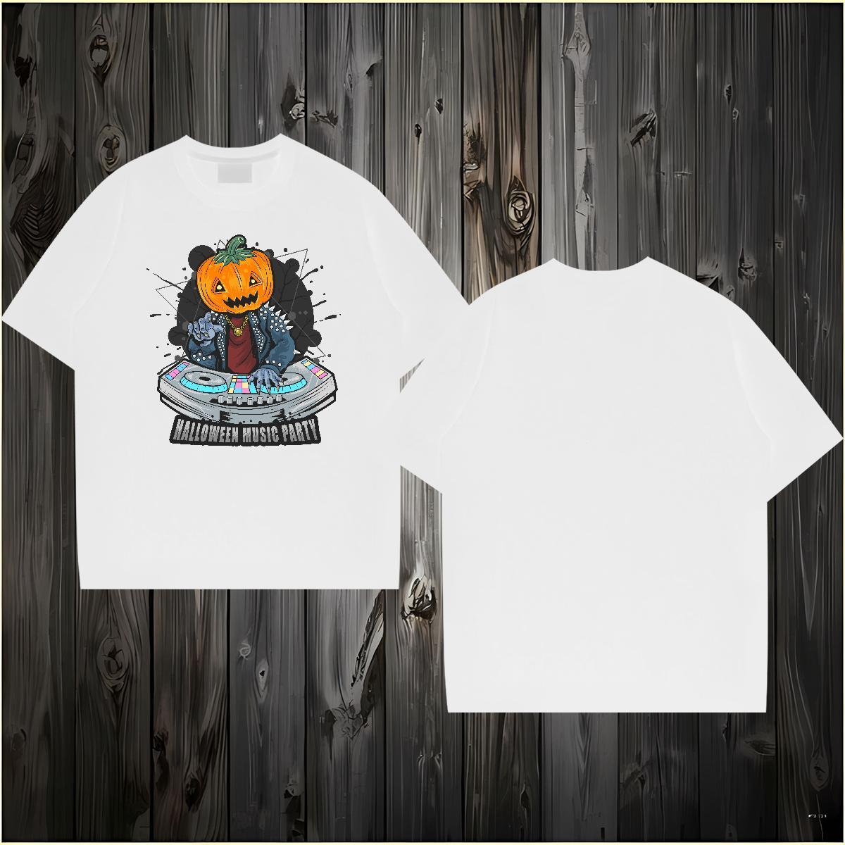Designer T shirt pumpkin Breathable Soft Sport Oversized 3XL 4XL 230g Cotton Mens Tshirts Custom Tees Shirts