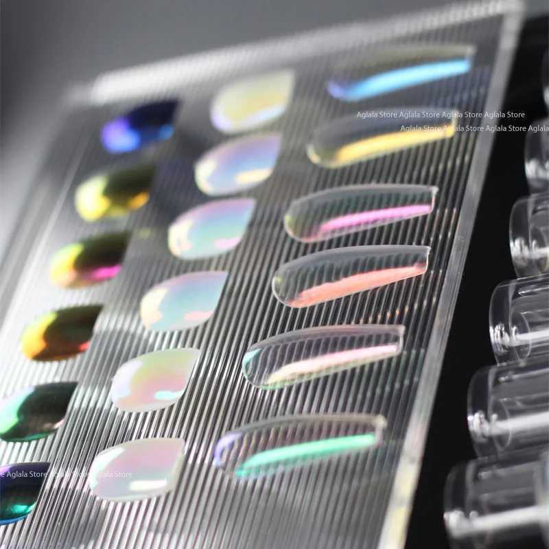Aurora Liquid Mirror Powder Pigment with Brush Moonshine Powder Nail Art Glitter DIY Holographic Nail Art Decorations ManicureXJ240815
