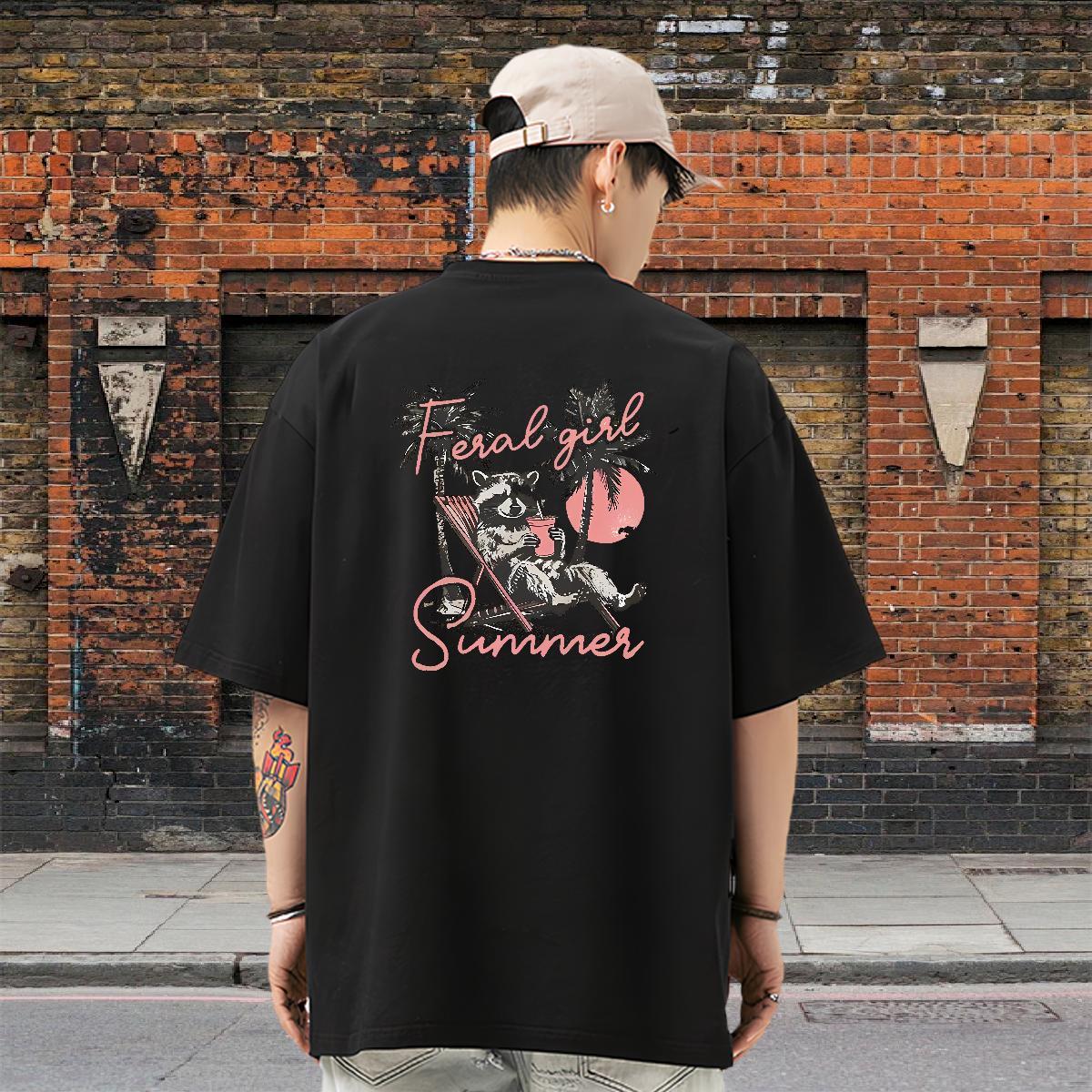 Factory Direct Tshirt for Man Woman bear Spring Summer 230g Cotton Polos Breathable Crew Neck Comfortable T-Shirts Custom Printing