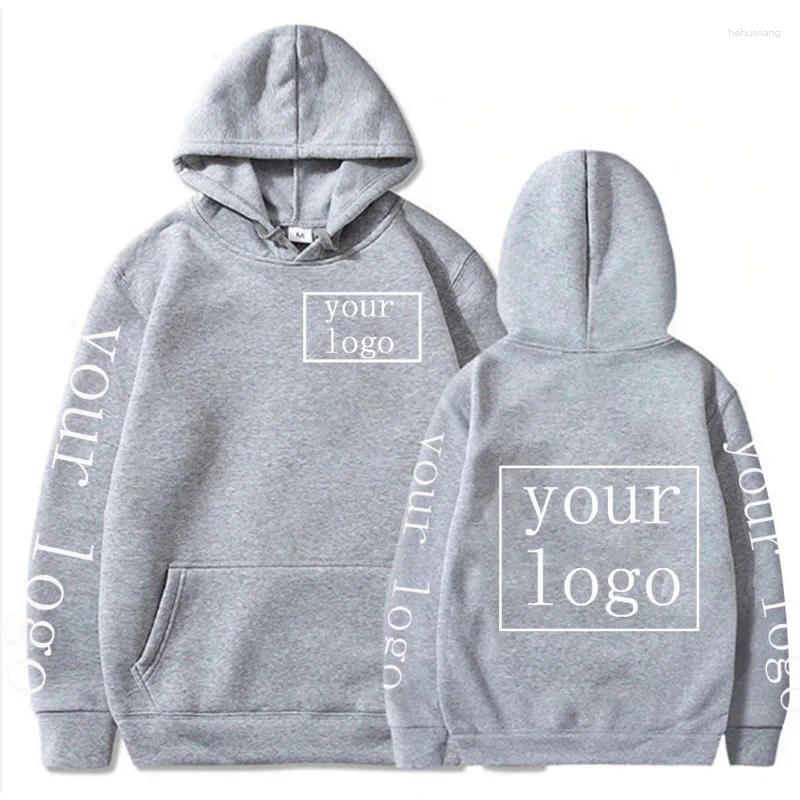 Men's Hoodies Your Own Design Brand Logo/Picture Personalized Custom Men Women Text DIY Sweatshirt Casual Hoody Clothing Fashion