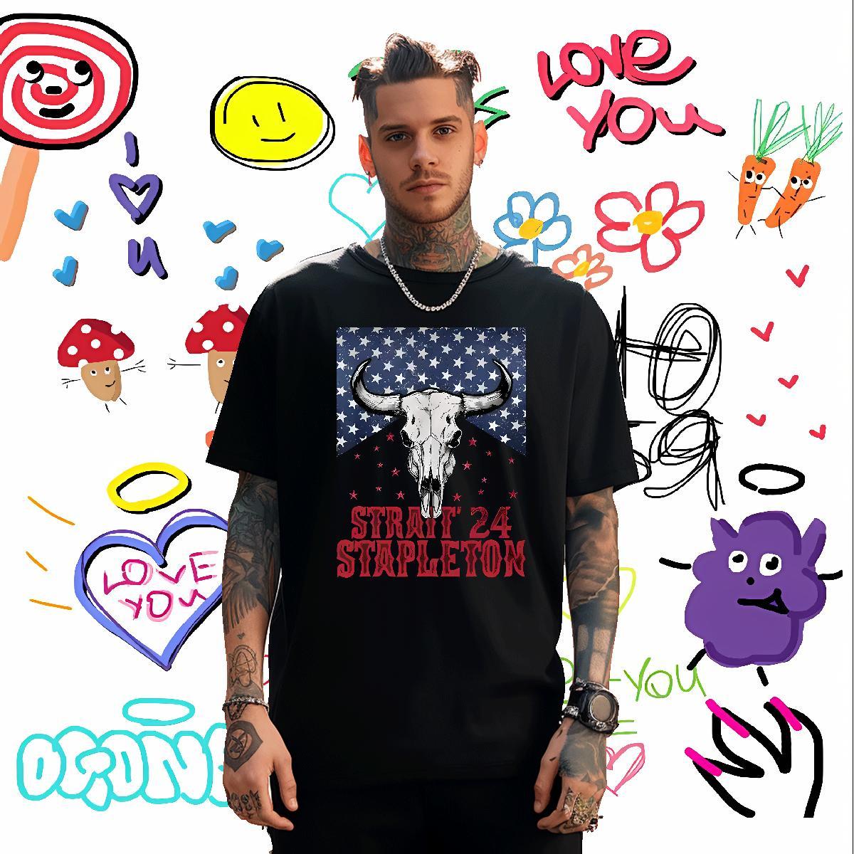 Cool T shirt cow Breathable Short Sleeve Street wear Hip Hop Oversized 3XL 4XL 230g Pure Cotton Men Tees Fashion New Wear