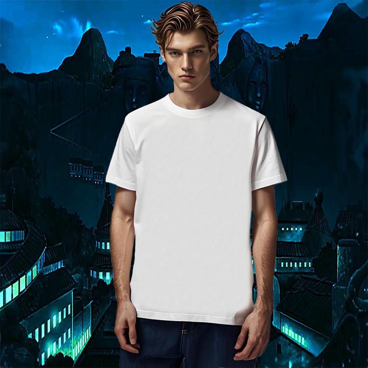 Popular girls 100% Cotton 230g Couples T Shirts Daily Wear Breathable Short Sleeve T shirt 2024 Summer Plus Size Cartoon Polos
