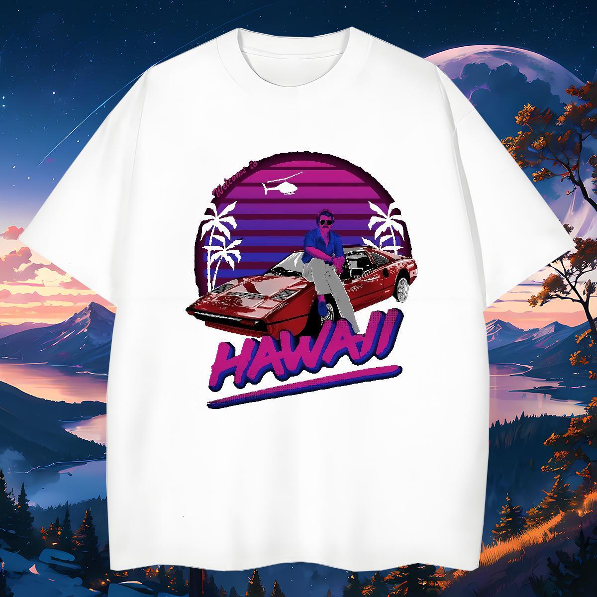 Loose Fit beach 230g Pure Cotton Men Tshirts Hip Hop Street Breathable Soft Men T Shirts Fashion Design Customized Tees Shirts