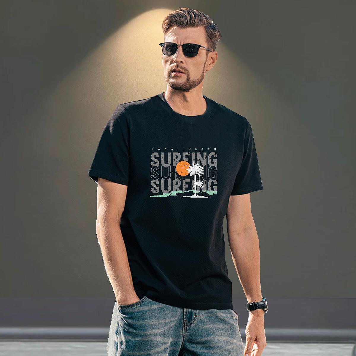 TOP Quality Couples T Shirts Hip Hop 230g 100% Cotton DIY Printed Breathable Crew Neck letter T-Shirts for Men Wholesale Tops Shirt