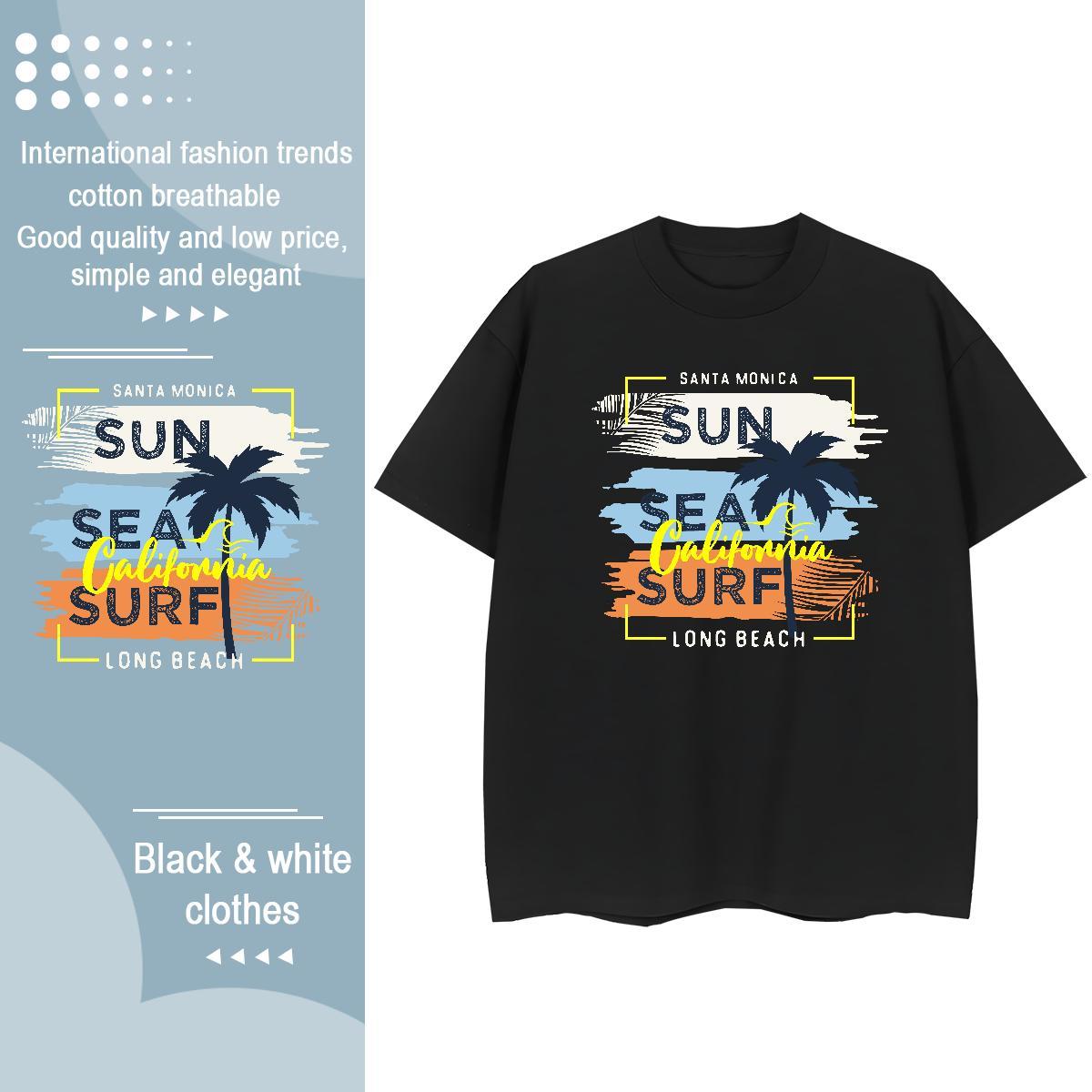 2024 Casual Woman Tshirt Hip Hop Round Neck Short Sleeve Tops Unisex 230g 100% Cotton tree Oversized L-4XL T-Shirts