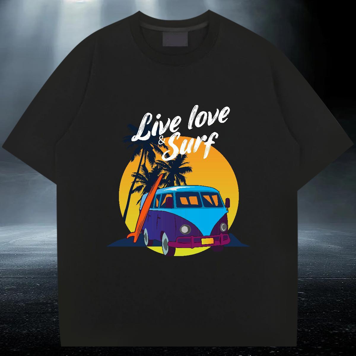 Comfortable Men Tees Sport 230g Cotton Skull Breathable Short Sleeve beach T shirt Fashion Tees Shirts