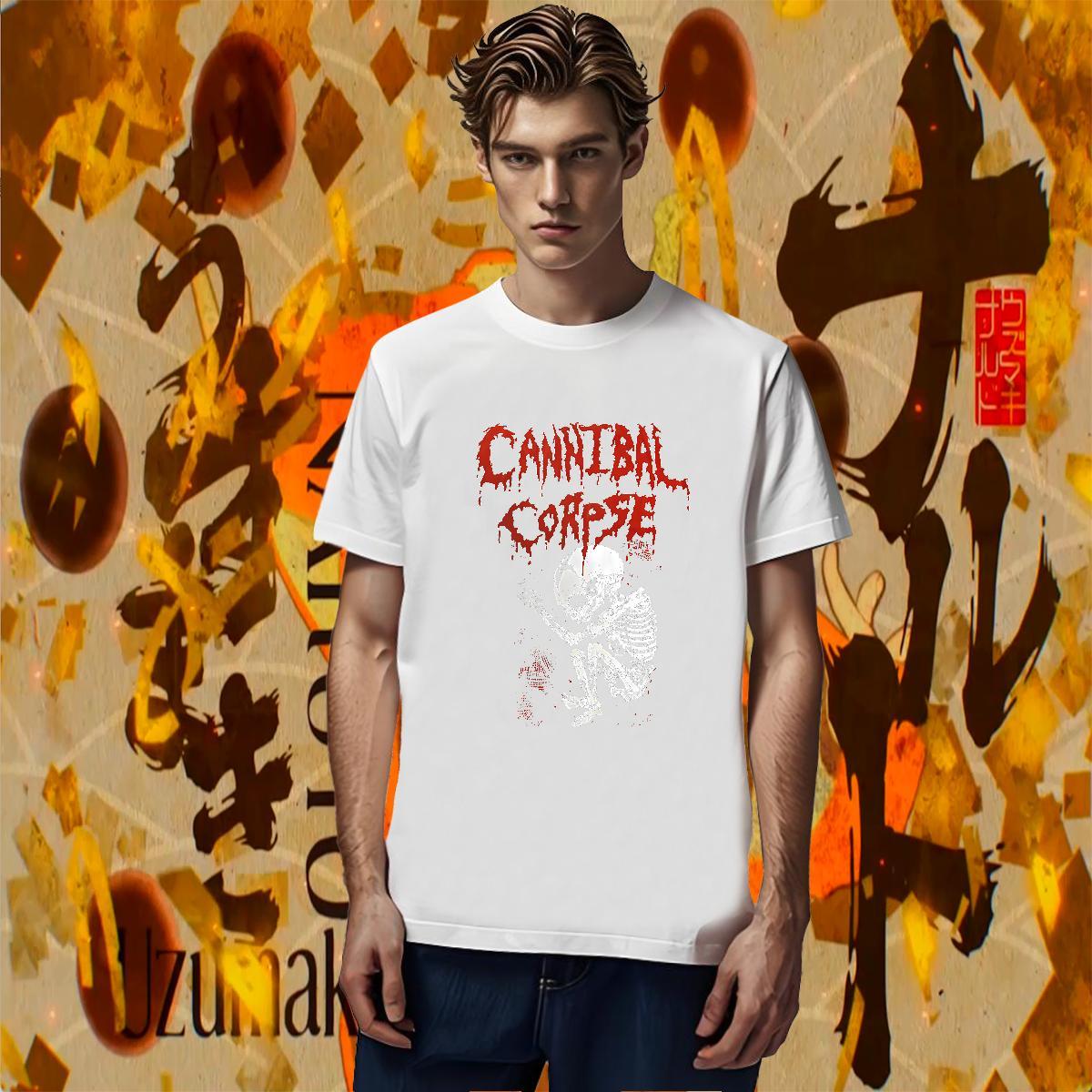 Man T Shirts 230g Cotton scary Sports Casual Breathable Crew Neck Cartoon Printing L-4XL Men Clothes T-Shirt New Arrival Comfortable Tee Shirt
