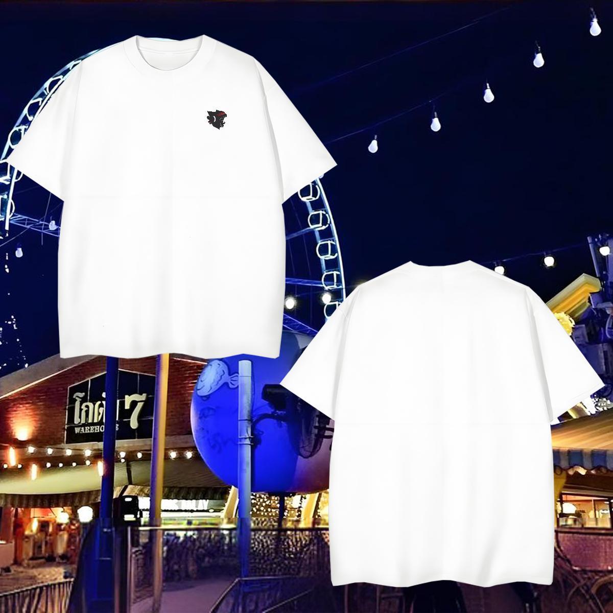 New Designer Men Tshirts cute Sport 230g Pure Cotton Polos Round Neck Short Sleeve Unisex Men T Shirts Customized Print