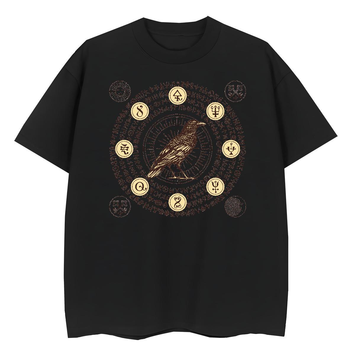 Free Shipping Men Tees bird Beach 100% Cotton 230g Tees Shirts Breathable Crew Neck Wholesale Man T Shirts Custom Anime