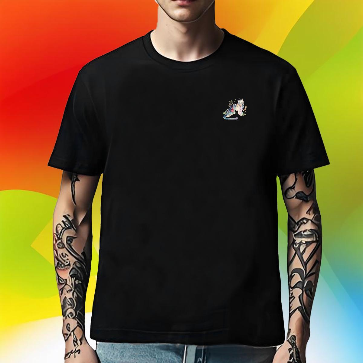 Cool Men Tops Tees Casual Beach 100% Cotton 230g Anime Print Short Sleeve Soft cute T Shirt For Man Fashion Design Wear