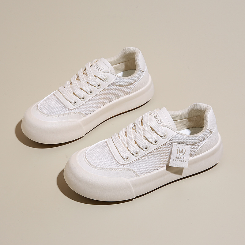 Ddmysports Little White Women S Summer New Korean Edition Instagram Student Leisure Mesh Versatile Board Shoes Street Shoot RD OUTDOOR