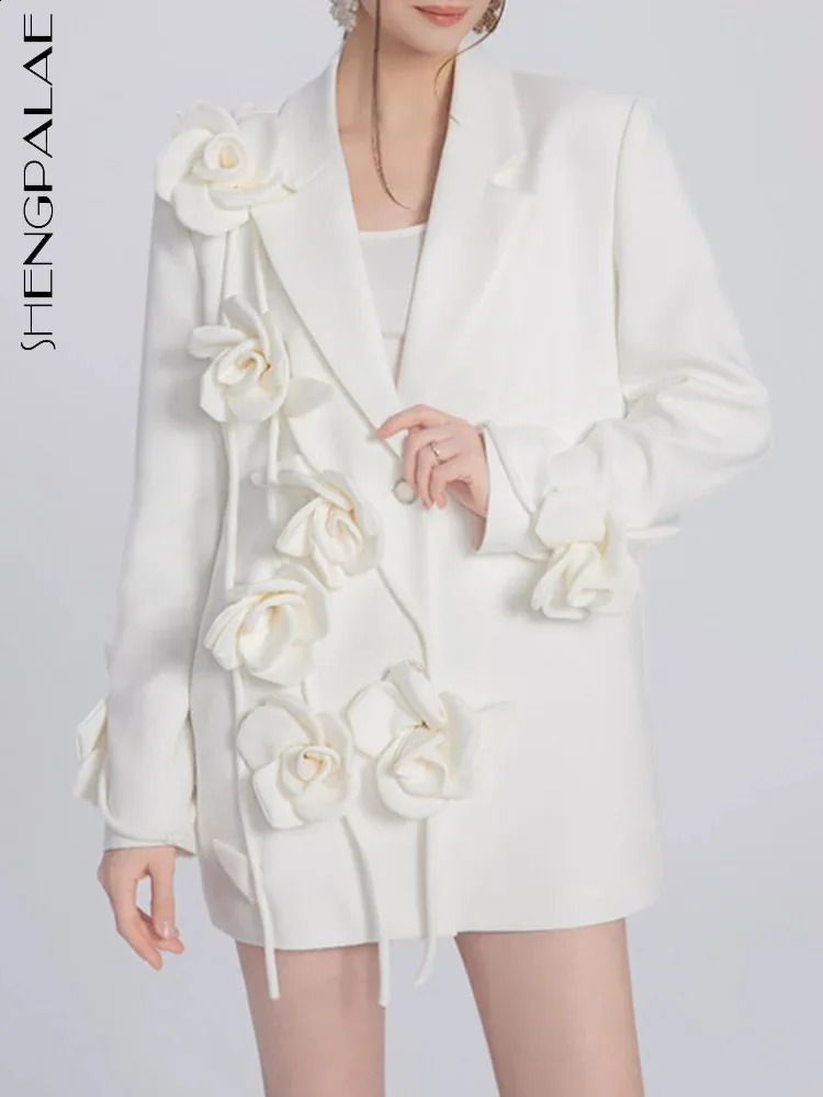 SHENGPALAE womens three color patchwork jacket niche n solid casual suit spring trend 5R8937 240819