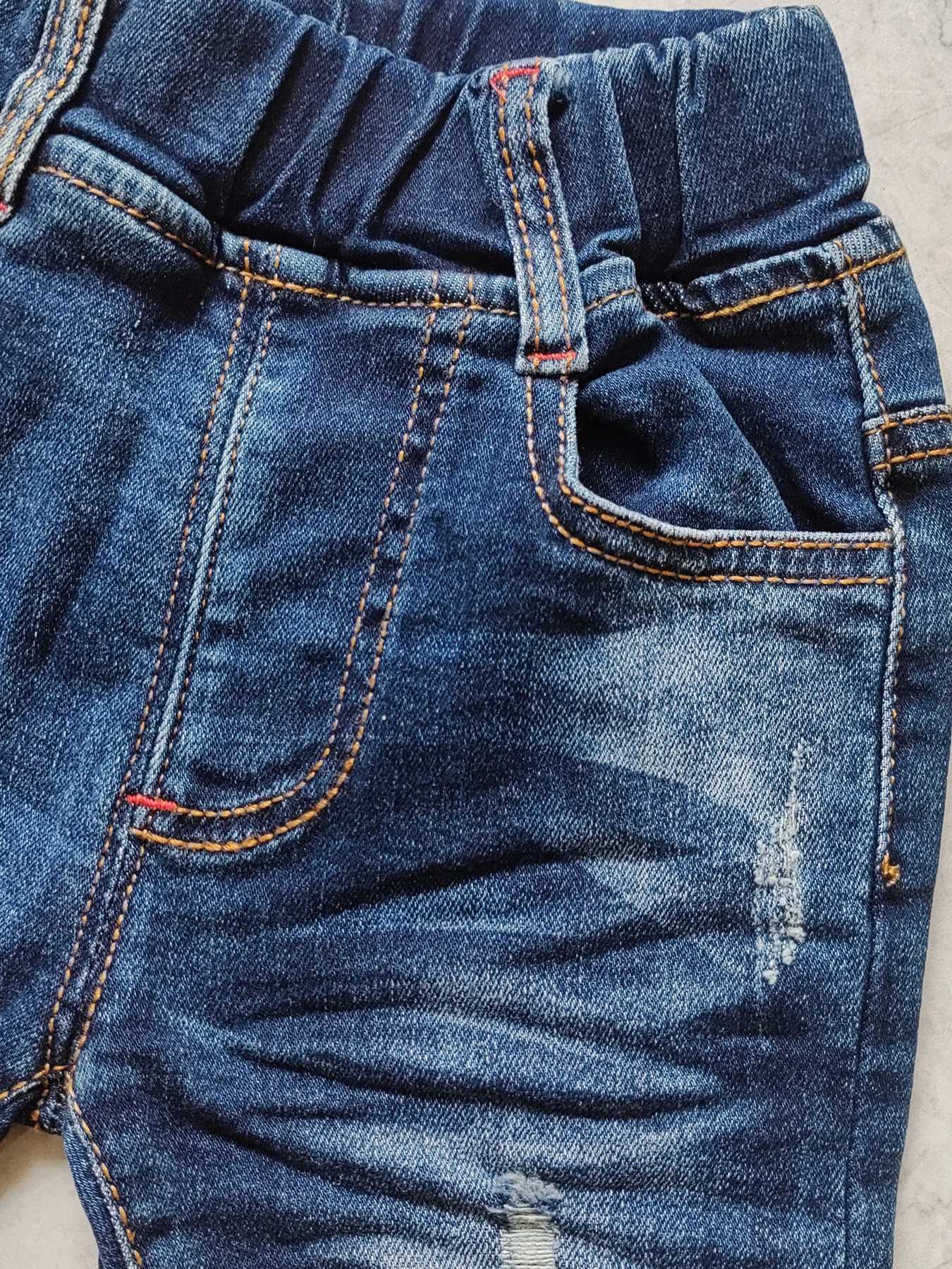 5131 18M-5-year-old childrens boys jeans soft denim Trouser elastic waist childrens jeans childrens jeansW240819