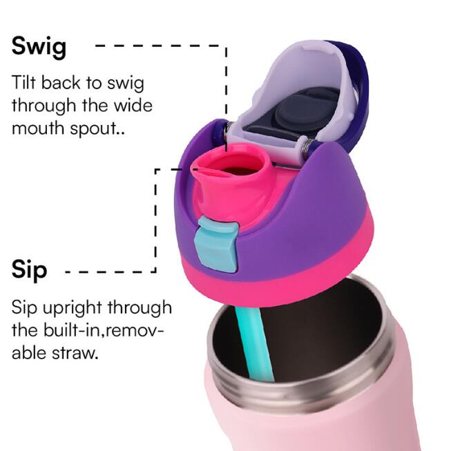 2024 New Travel Mugs Owala Thermos Cup 19 Oz 240z leakproof Stainless Steel Space Kettle Water Bottle Outdoro sports Camping water bottles fe5