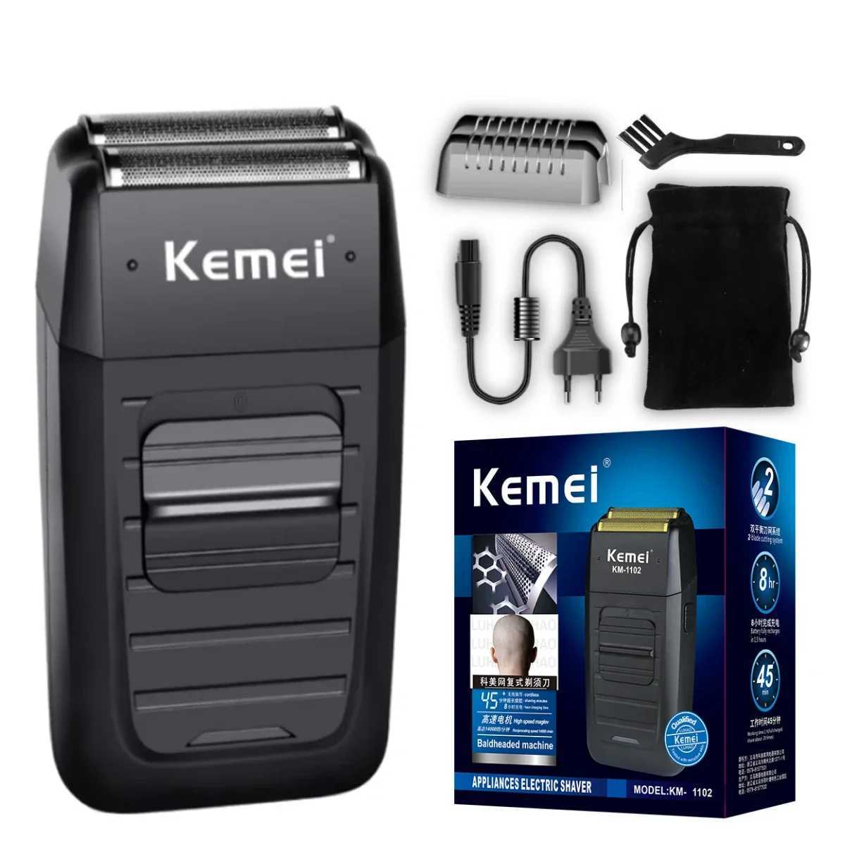 Kemei Beard shaver professional shaver electric wireless shaver electric shaver W240819