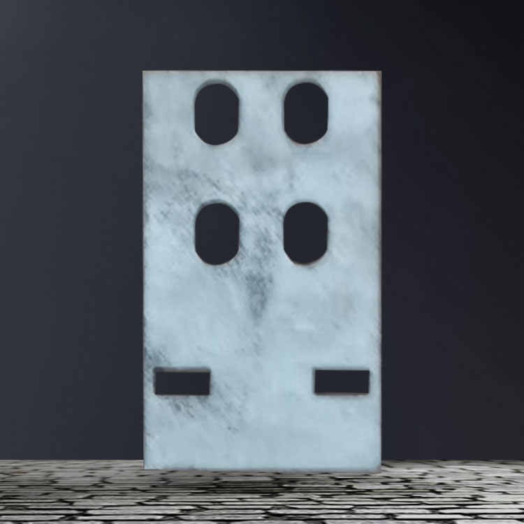 Welded Connection Anchor Plate - Posterior Mount, Hot Dip Zinc Coated