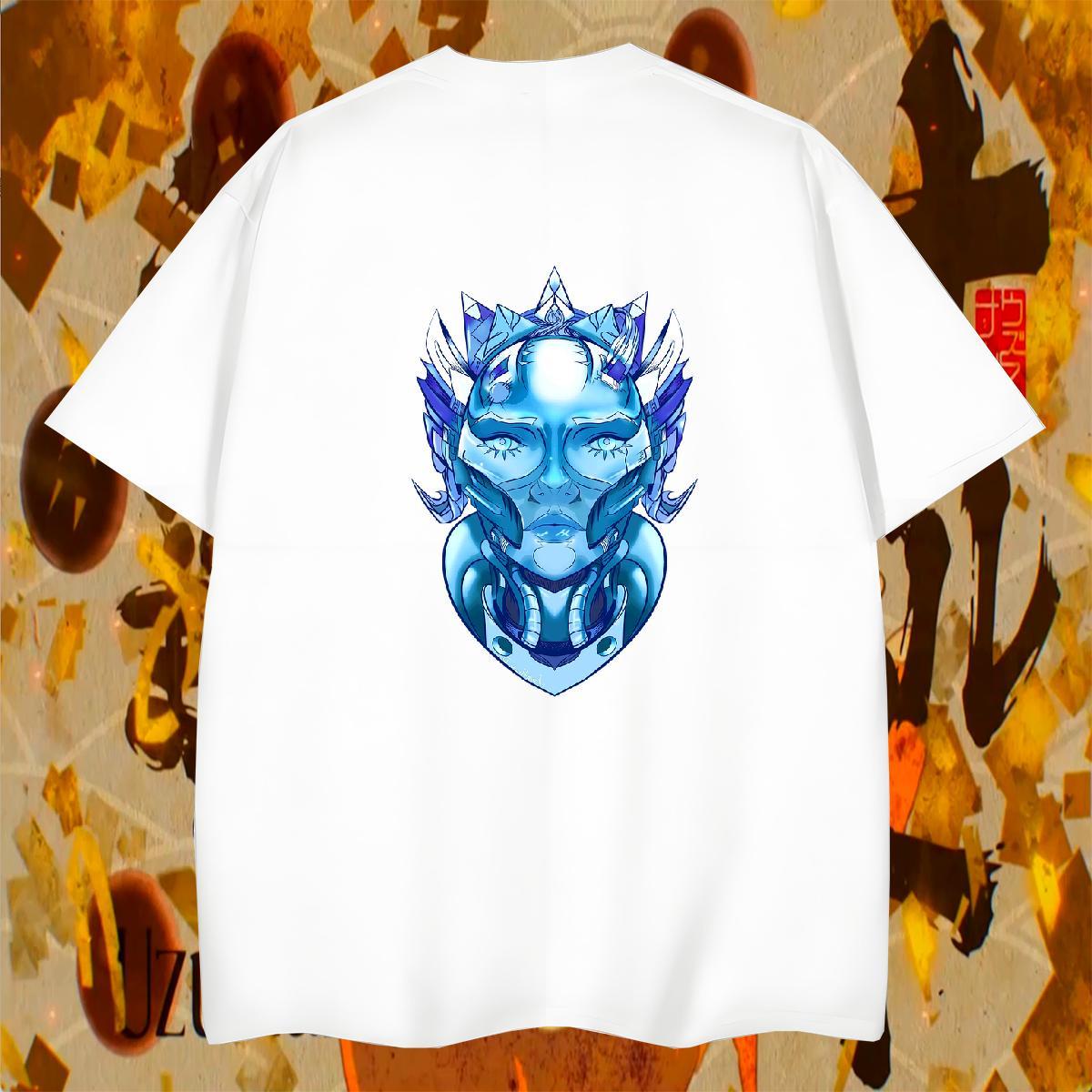 Cool Men Tees Outdoor 230g 100% Cotton Skull Breathable Short Sleeve ET Man T Shirts 2024 Designer Polos
