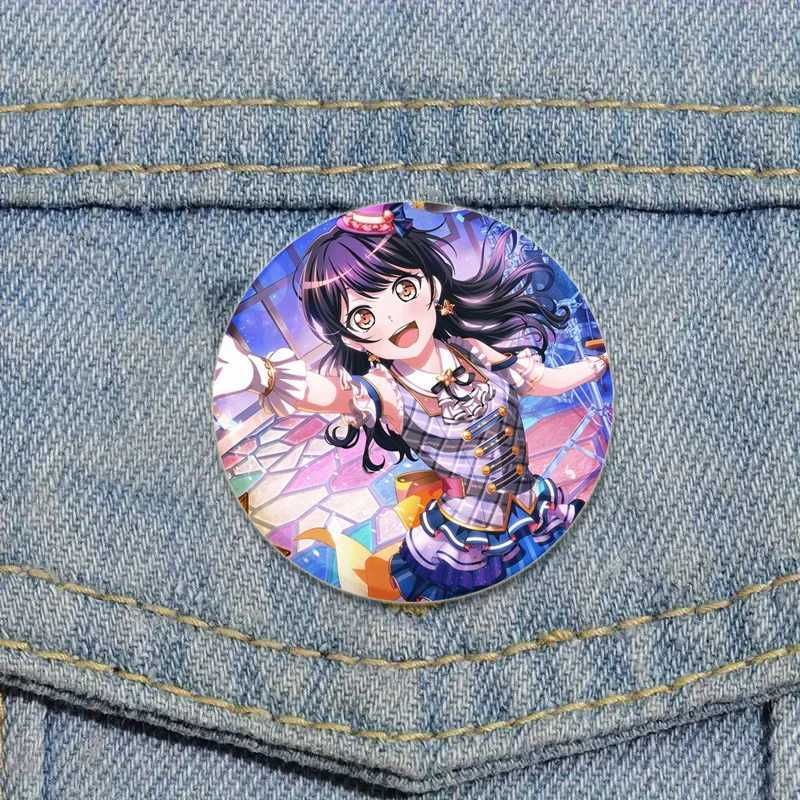 Bang Dream Animation! Morfonica cute cartoon badge girl band handmade Brooches brooch backpack clothing gift accessories W240815