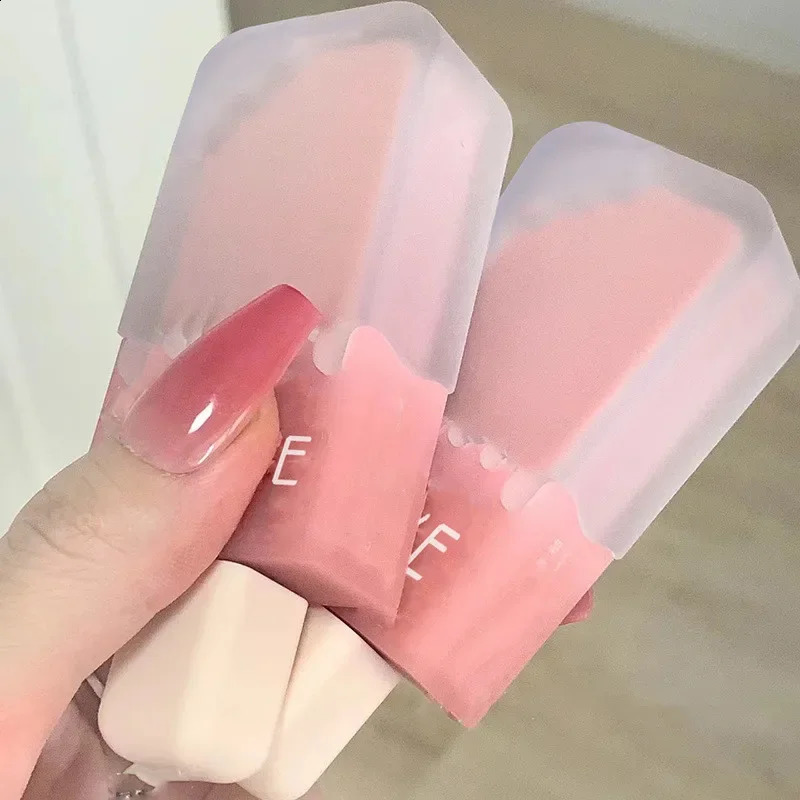 Ice Cream Lip Glaze Waterproof Lasting Non-Stick Cup Matte Velvet Liquid Lipstick Lip Gloss Tint Womens Lips Makeup Cosmetics 240819