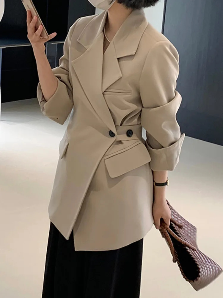 Womens Solid Long Sleeve Office Jacket Fashion Spring 26D8947 240819