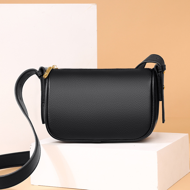 Genuine leather women's top layer cowhide handbag spring/summer new trendy and simple one shoulder crossbody bag