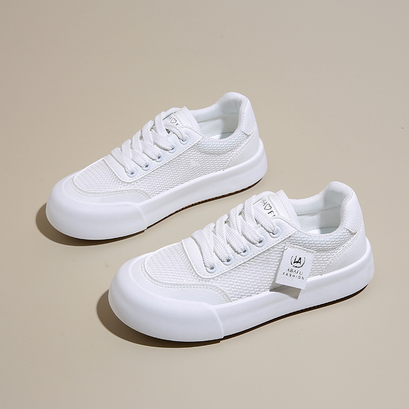 Ddmysports Little White Women S Summer New Korean Edition Instagram Student Leisure Mesh Versatile Board Shoes Street Shoot RD OUTDOOR
