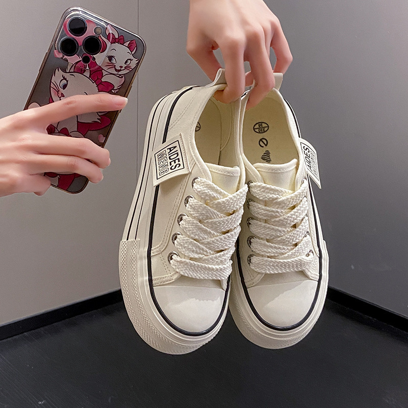 Ddmysports Instagram Korean Canvas Summer New Versatile Student Flat Running Board Casual Shoes Women S TP OUTDOOR