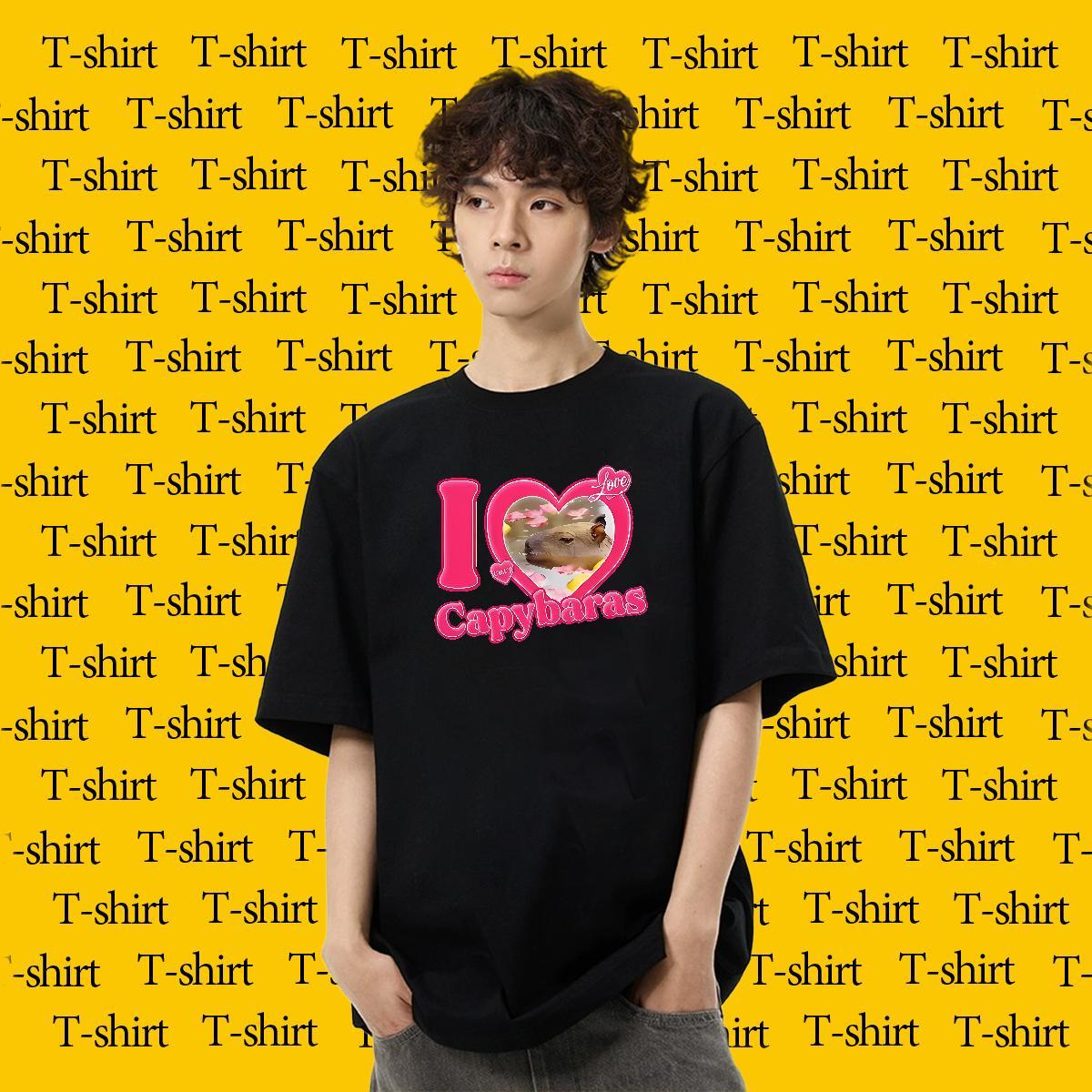 High Quality Men Clothes T-Shirt Spring Summer 230g Pure Cotton Skull Round Neck Short Sleeve letter Mens T Shirts New Designer Polos