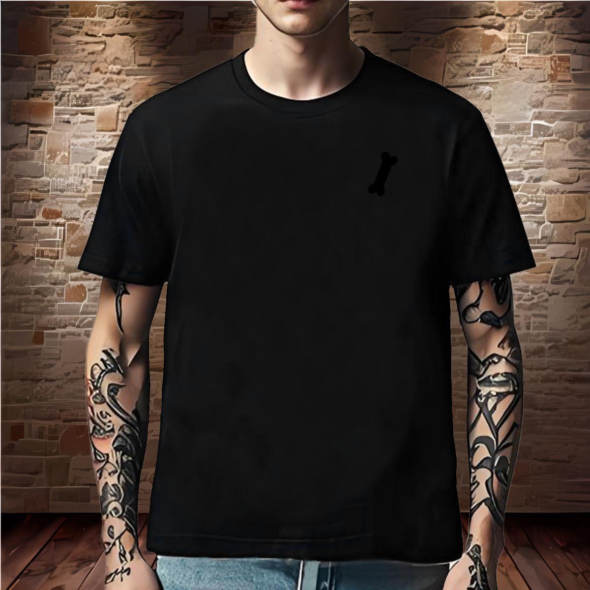 New Designer Mens Tshirts bone Outdoor 230g Pure Cotton Wear Breathable Short Sleeve Unisex T-Shirts for Men Customized Print
