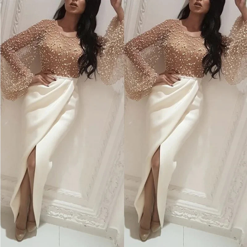 Autumn Women Mesh See-through Batwing Sleeve Spliced One-step Dress 240819