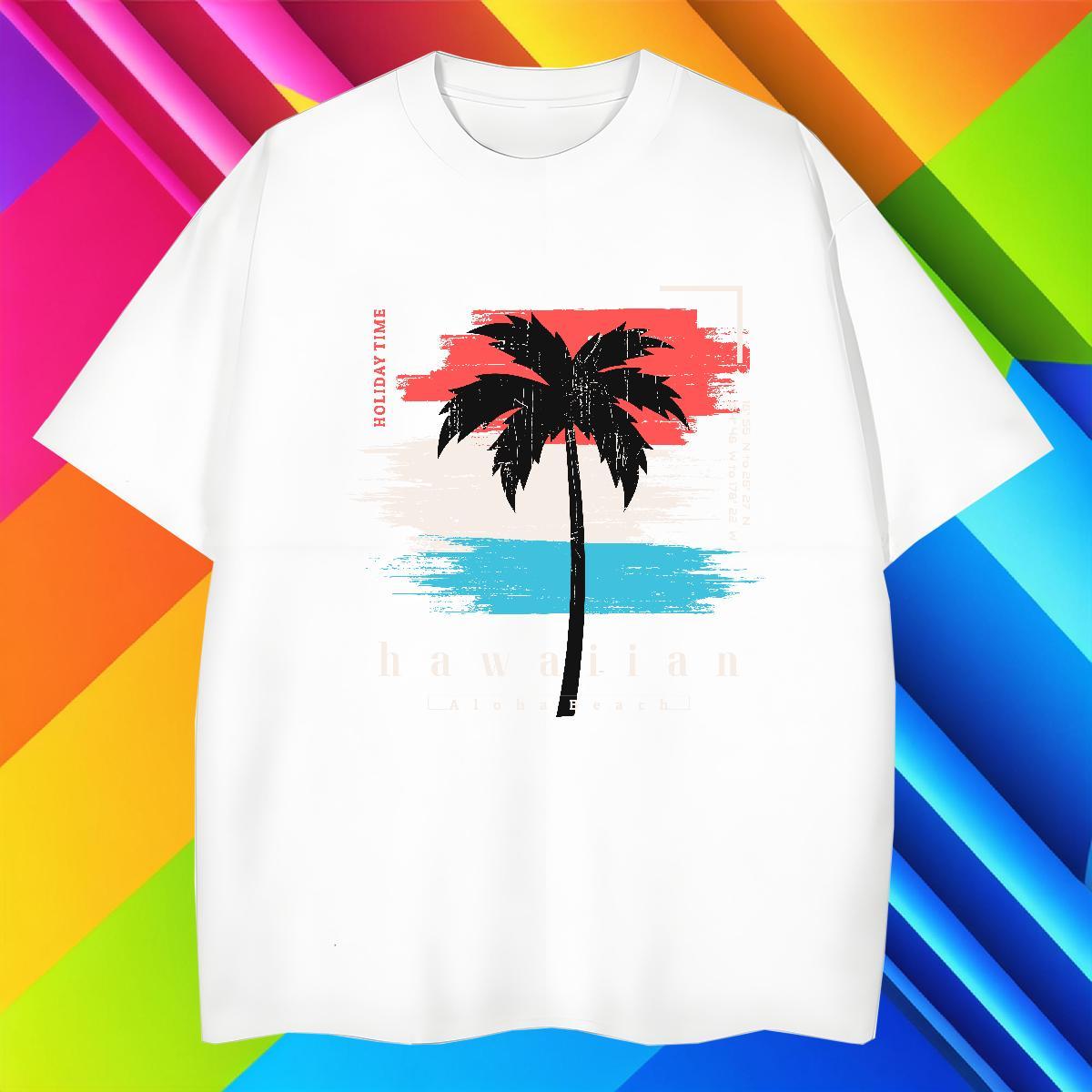 Cool Design Men Tshirts Casual Daily Wear 230g 100% Cotton Custom Big Size Breathable tree Men T Shirts Fashion Casual Tee Shirt