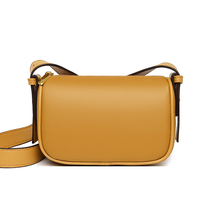 Genuine leather women's top layer cowhide handbag spring/summer new trendy and simple one shoulder crossbody bag