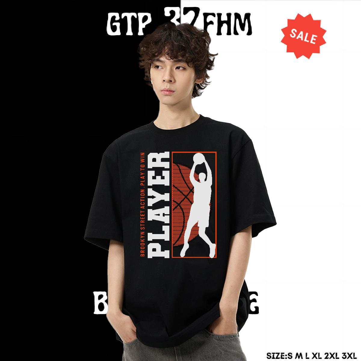 Unisex Couples T Shirts Anime Printing Street 230g Cotton Custom Printing Short Sleeve O-Neck basketball Mens T Shirts Brand Polos
