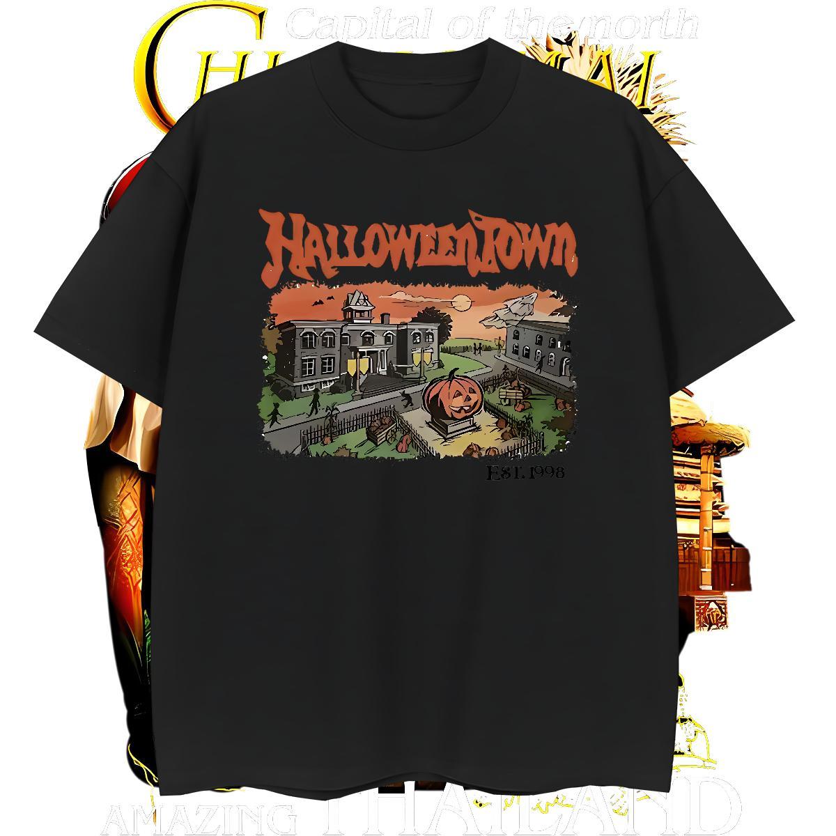 Comfortable Mens T Shirts pumpkin Breathable Crew Neck High Street Hip Hop Customized 100% Cotton 230g Couples T Shirts Classic Top Tees