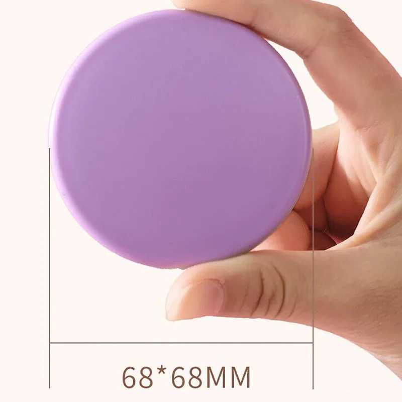 Handheld Makeup Mirror Double Sided Mini Portable Pocket Folding Round Makeup Mirror For Travel Beauty Cosmetic Tool Y240819