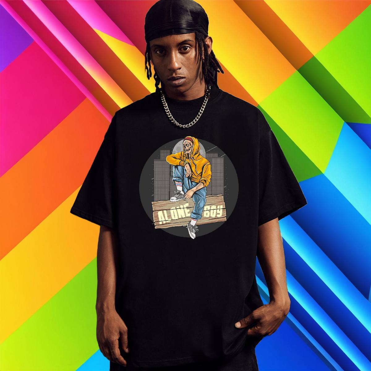 Cool Design Man T Shirts halloween Breathable Home Outdoor DIY Logo Oversized 230g 100% Cotton Men Tops Tees Designer Top Tees