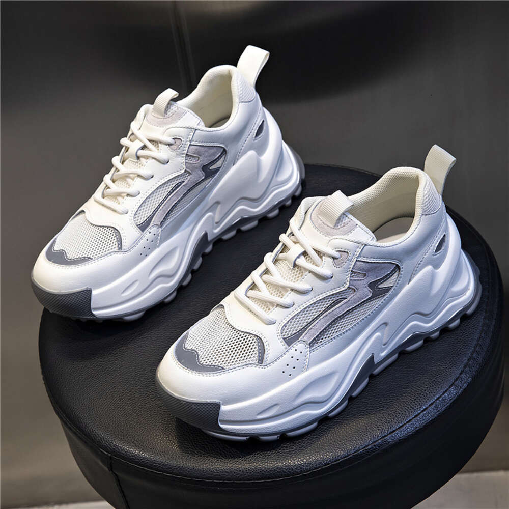 Ddmysports Genuine Leather New Summer Casual Sports Breathable Dad Women S Thick Soles Versatile Shallow Mouth Single Shoes Children OUTDOOR